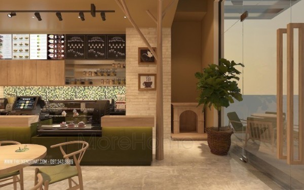 Thiết kế nội thất quán cafe Thiết kế nội thất quán cafe