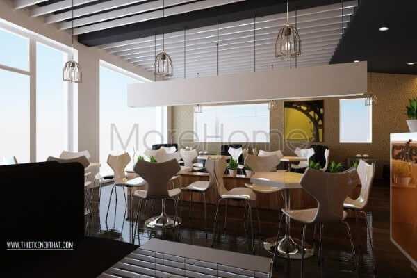 Thiết kế nội thất quán cafe Thiết kế nội thất quán cafe