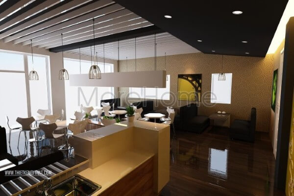 Thiết kế nội thất quán cafe Thiết kế nội thất quán cafe