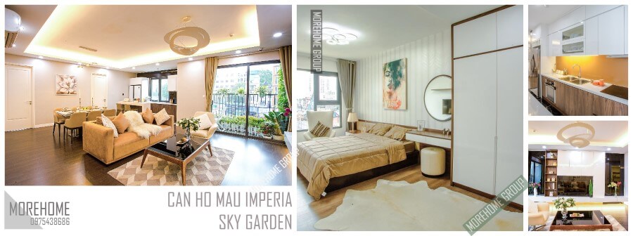 Thiết kế thi công căn hộ mẫu Imperia Sky Garden