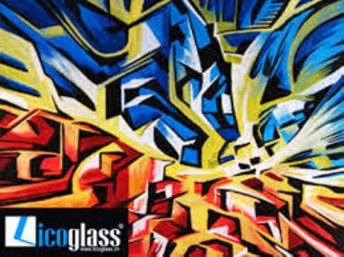 Tranh kính trừu tượng